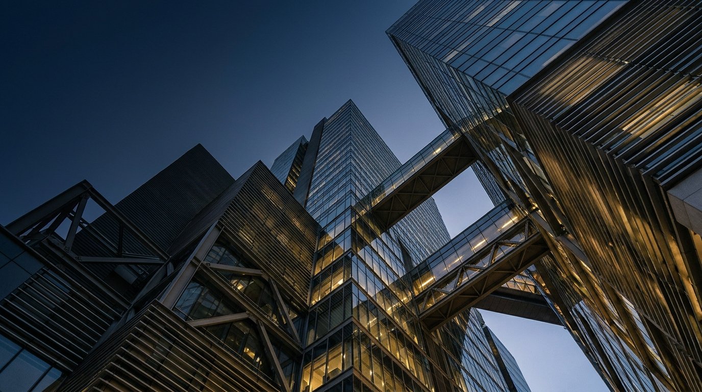 Corporate architectural facade